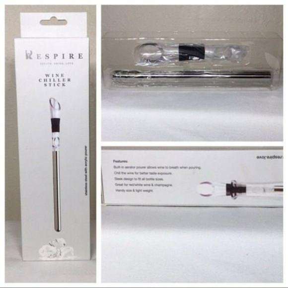 Respire Dining Wine Chiller Stick New In The Wrapper Box Poshmark